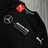 CAMISETA AMG PETRONAS MERCEDES ( PRETA )