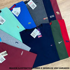 Kit 10 Camisetas Masculinas Premium em Malha Peruana