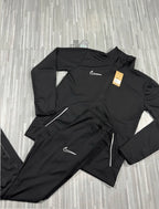 CONJUNTO NIKE DRI-FIT 21 ( PRETO c/ BRANCO )