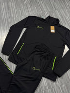 CONJUNTO NIKE DRI-FIT ( PRETO c/ VERDE )
