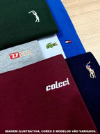 Kit 6 Camisetas Masculinas Premium - Malha Peruana