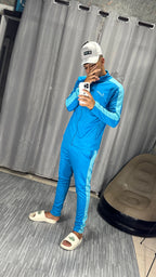 CONJUNTO NIKE DRI-FIT ( AZUL BEBE )