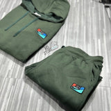 CONJUNTO NIKE CLUB PATCH FLEECE ( VERDE )