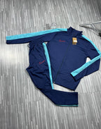 CONJUNTO NIKE DRI-FIT ( AZUL ESCURO c/ AZUL BEBÊ )