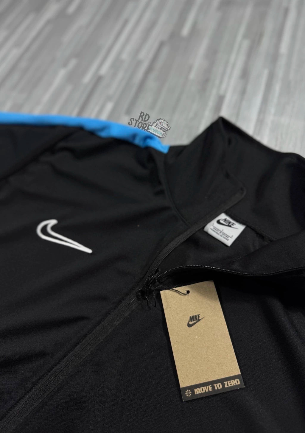 CONJUNTO NIKE DRI-FIT ( PRETO c/ AZUL )