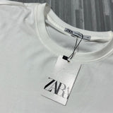 CAMISETA BÁSICA ZARA ( OFF-WHITE )