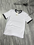CAMISETA BÁSICA ZARA GOLA ( BRANCA )