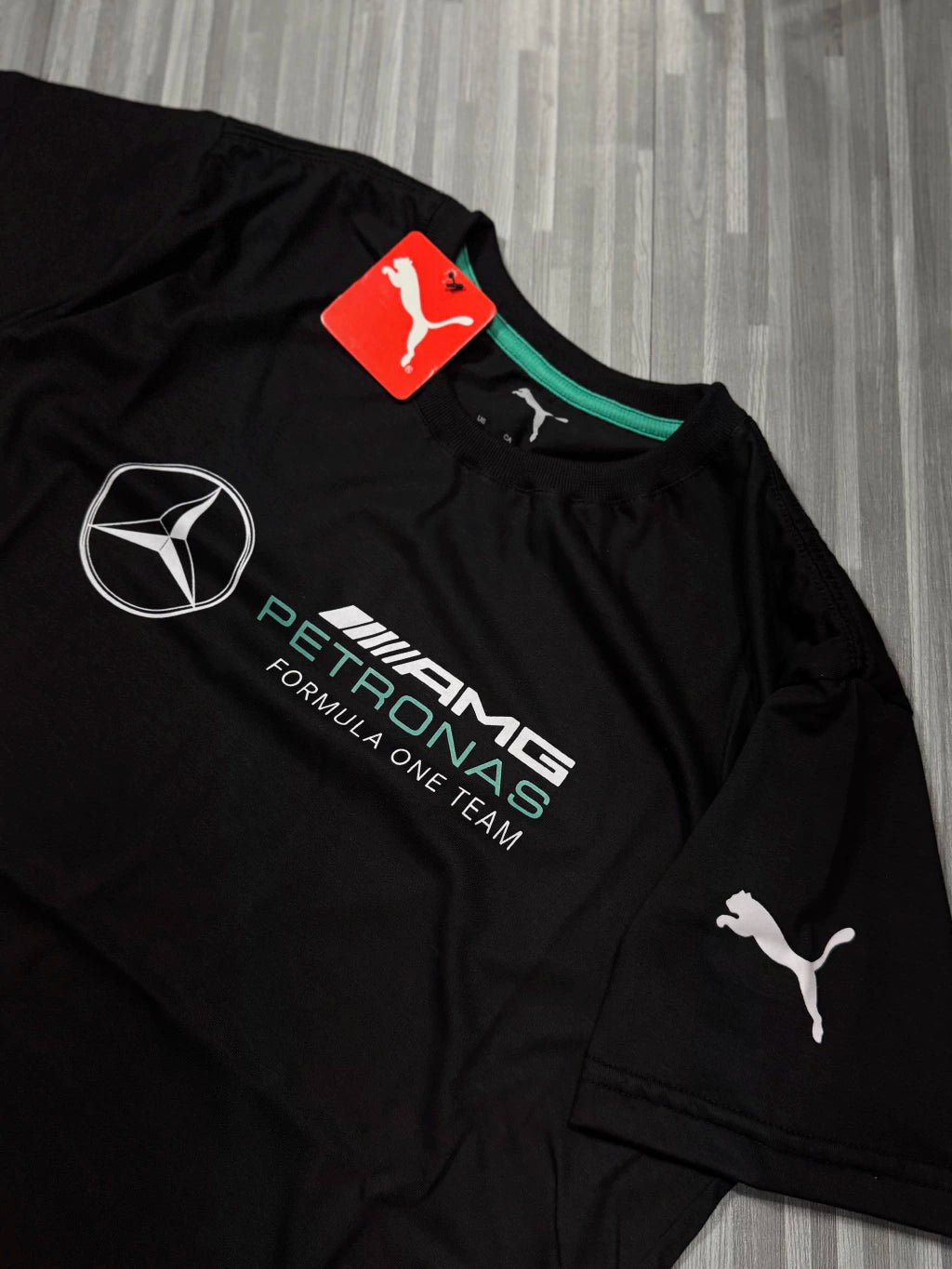CAMISETA AMG PETRONAS MERCEDES ( PRETA )