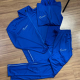 CONJUNTO NIKE DRI-FIT ( AZUL /c BRANCO )